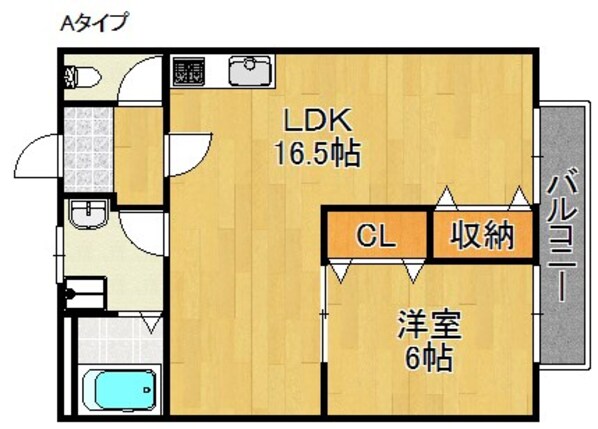 メゾンフジの物件間取画像